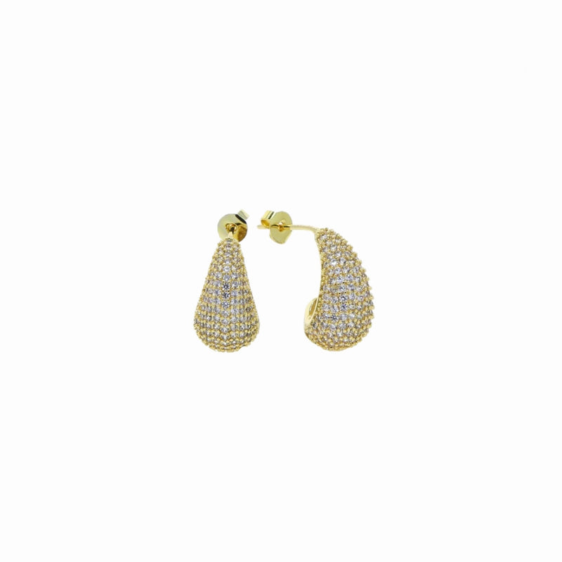 Drop earrings (argento giallo)