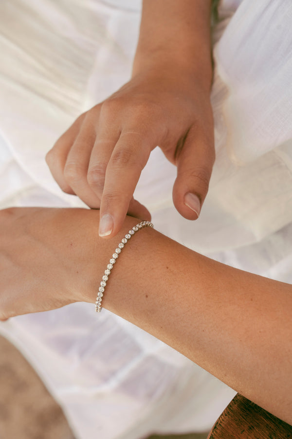 Bracciale Luce (argento bianco)